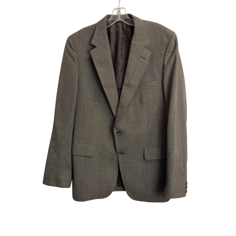 Kingsridge Vintage Mens 40R Gray 2-Button Blazer Sport Coat Lionel Smith
